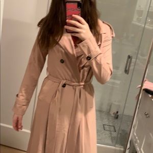 NWOT Pink trench coat